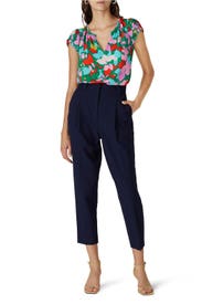 Hana Mildred Floral Coche Top by J.Crew
