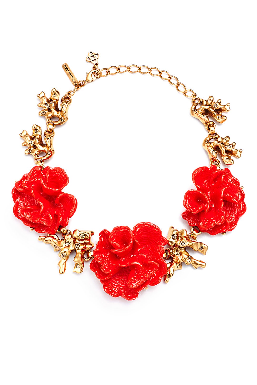 Coral Burst Necklace by Oscar de la Renta