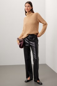 Camel Cold Shoulder Sweater by Peter Som x RTR