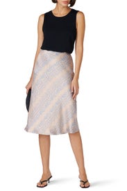 Dot Midi Slip Skirt by RTR NOW