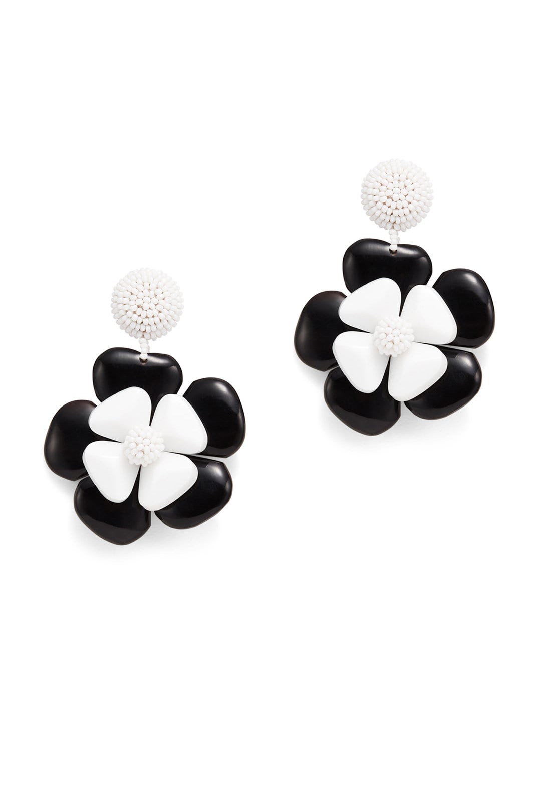 Horn Flower Earrings by Sachin & Babi Accessories