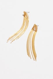 Metallic Rain Earrings by SHASHI