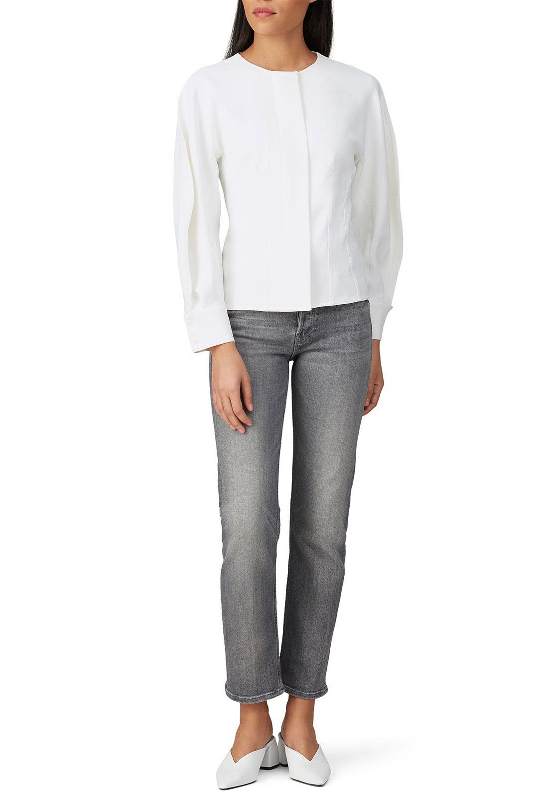Chalky Drape Corset Top by Tibi 0