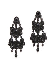Black Beaded Earrings by Tory Burch Accessories