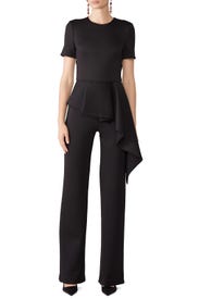 Ruffled Myles Jumpsuit by Black Halo