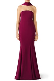 Plum Brooklyn Gown  by Jay Godfrey