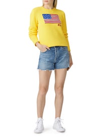 Yellow Flag Sweater by Polo Ralph Lauren