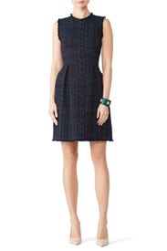 Rainbow Tweed Dress by Rebecca Taylor NYC