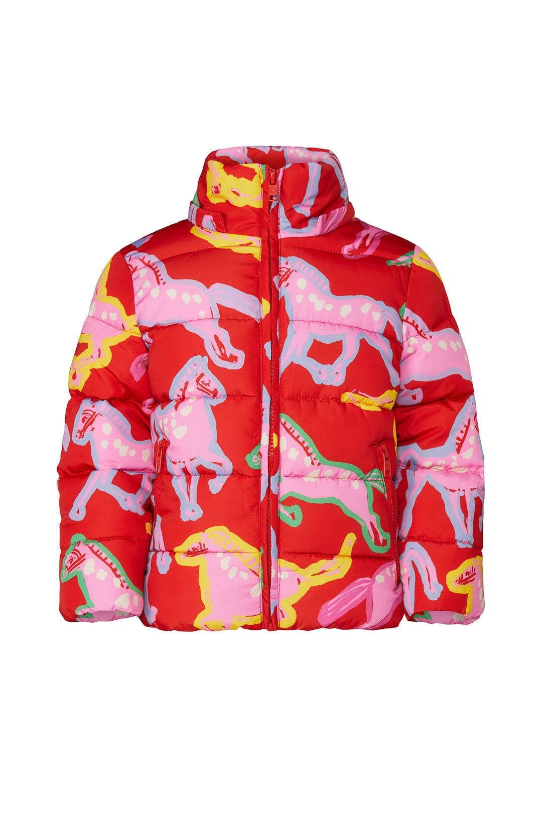 Kids Painted Horses Puffer by Stella McCartney Kids