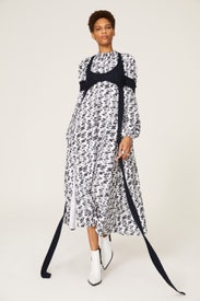 Black Wraparound Bralette Top by Thebe Magugu