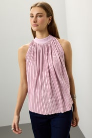 Mauve Plisse Top by Atlein x RTR