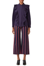 Navy Delhi Top by ba&sh