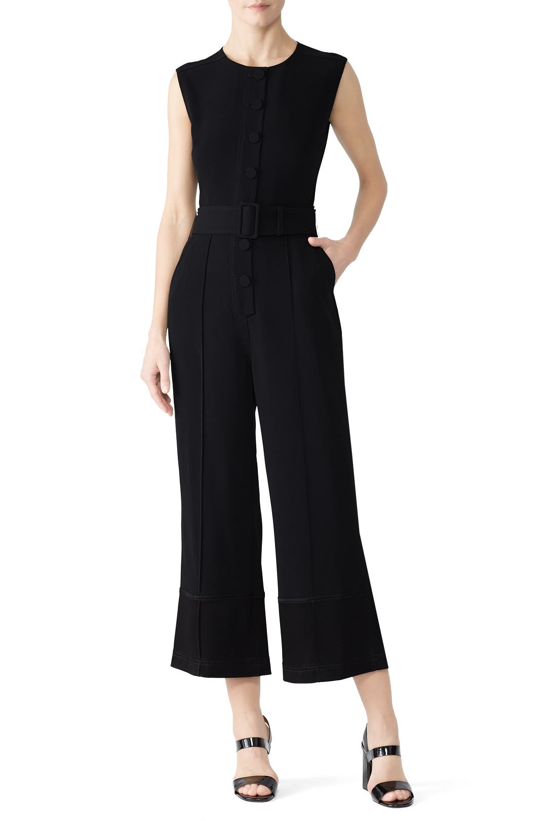Button Down Jumpsuit by Derek Lam 10 Crosby | Rent the Runway
