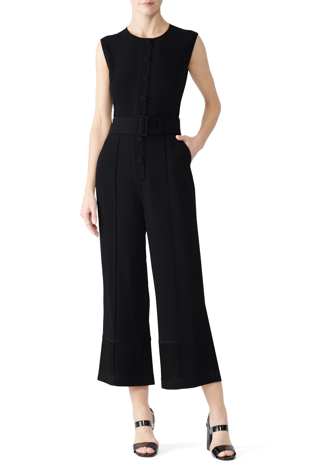 Button Down Jumpsuit by Derek Lam 10 Crosby 0