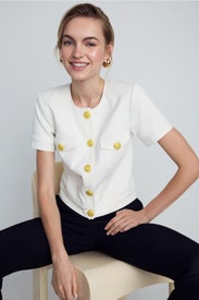 Nawa Short Sleeve Jacket by L'agence