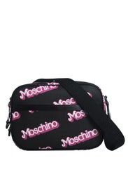 Black Think Pink Bag by Moschino Accessories