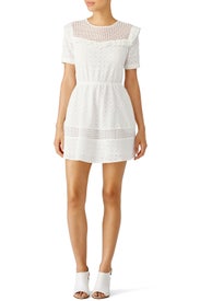White Angeles Dress by Rebecca Minkoff