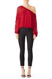 Red Aurora Top by Ramy Brook