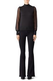 Dotted Sleeve Top by Slate & Willow