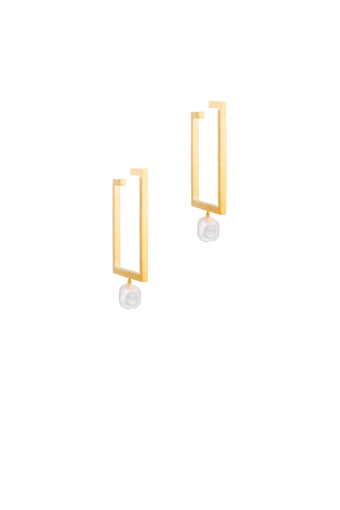 Tribal Pearl Hoops by Joanna Laura Constantine