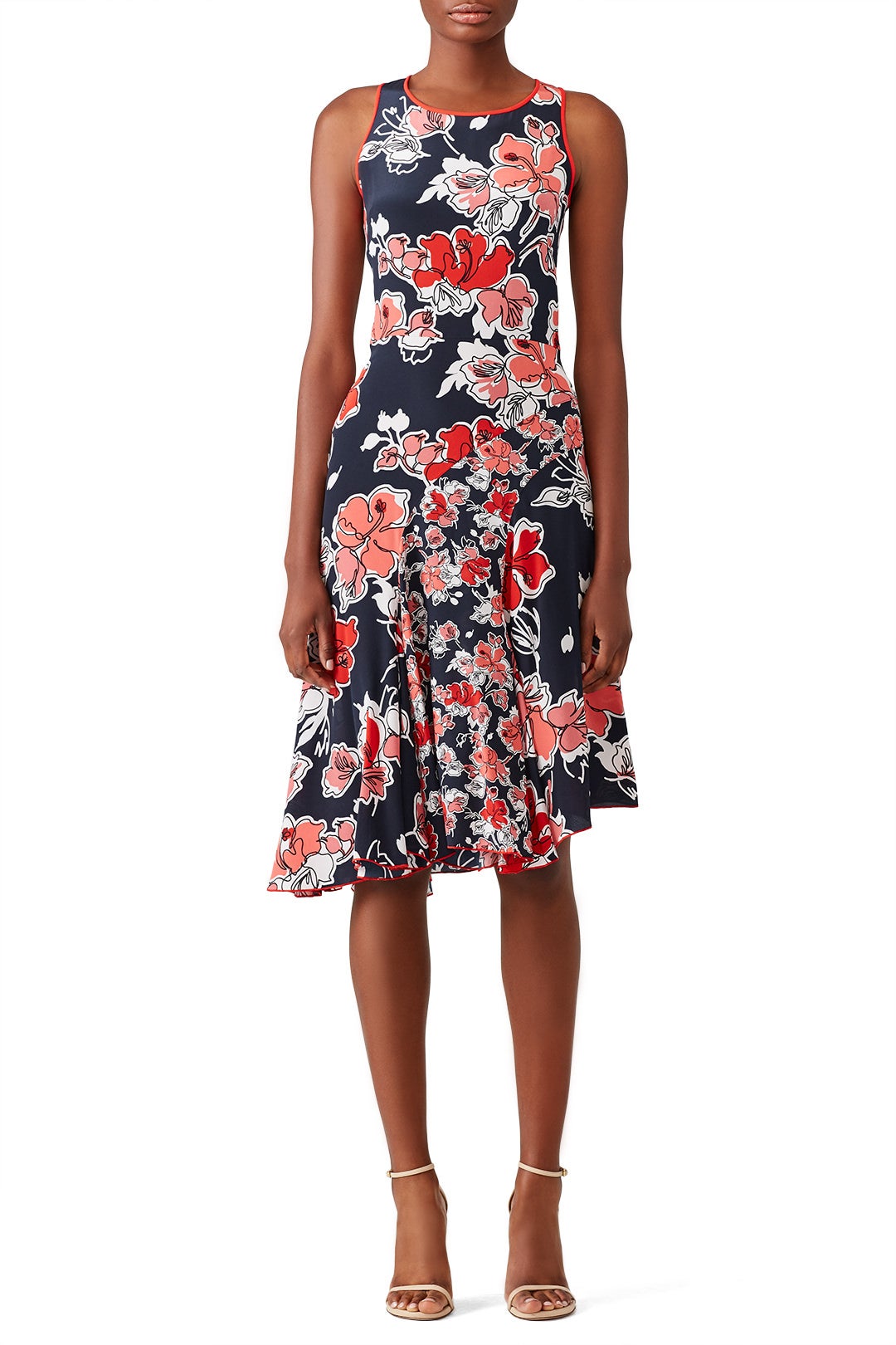 Floral Asymmetric Dress by Jason Wu 0