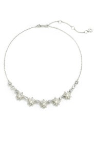 Pearl Crystal Collar Necklace  by Marchesa Jewelry