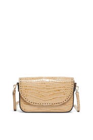 Brown Croc Jules Mini Satchel by Rachel Comey Accessories