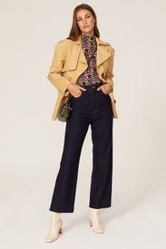 Printed Turtleneck Top by Scotch & Soda