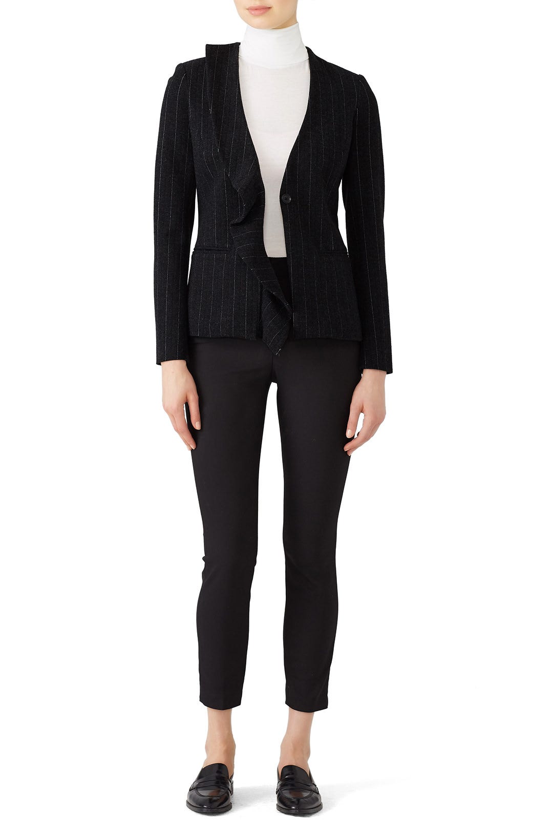 Ruffled Thelma Blazer by Saylor 0