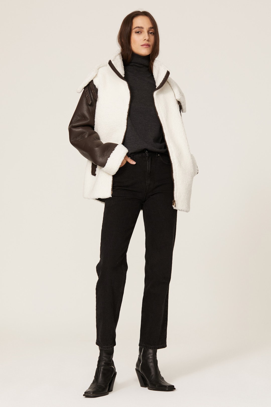 Symbiosis Faux Shearling Jacket by Unreal Fur 0