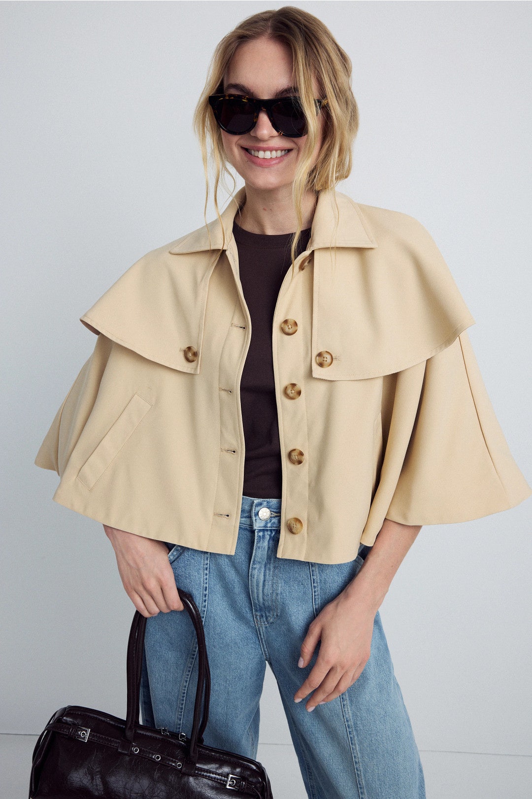 Cape Trench Jacket by WEWOREWHAT 0