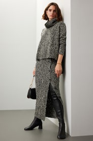 Boucle Midi Skirt by Adam Lippes x RTR