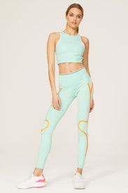 Teal Leggings by adidas by Stella McCartney