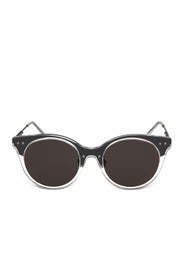 Shiny Crystal Round Sunglasses by Bottega Veneta