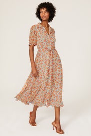Floral Midi Shirtdress by Derek Lam 10 Crosby x RTR
