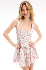 August Floral Mini Dress by For Love and Lemons
