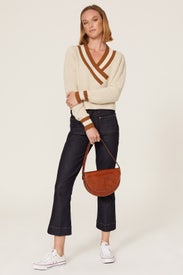 Varsity V-Neck Sweater by 525 America