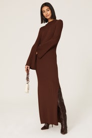 Jessica Ribbed Sweater Dress by Line + Dot