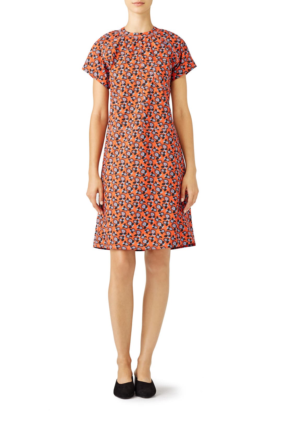 Orange Floral Garden Dress by Marni | Rent the Runway