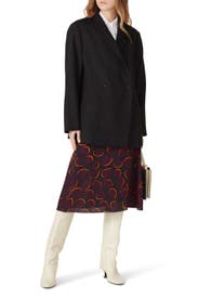 Purple Printed Skirt by Marni