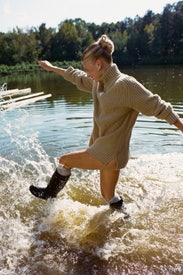 Chunky Quarter Zip by MICHAEL KORS