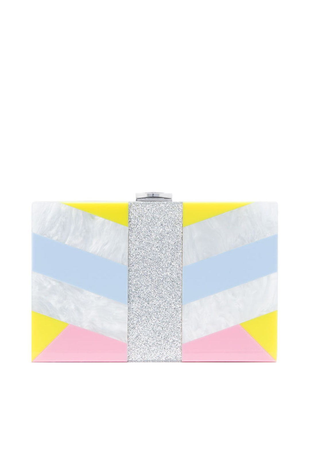 Geo Box Clutch by Milly Handbags