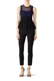 Hudson Blue Top by Nanette Lepore
