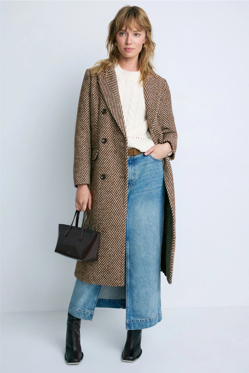Chevron Print Coat by NVLT - Photo 0