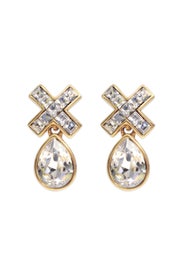 Crystal Marks the Spot Earring by Oscar de la Renta