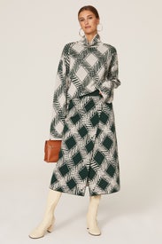 Candace Wrap Knit Skirt by Tanya Taylor