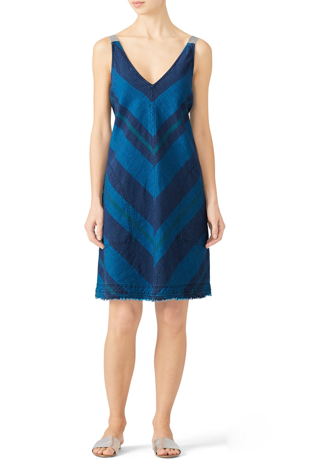 Blue Striped Cayson Dress by Trina Turk 0
