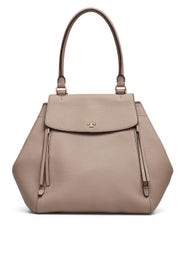 Grey Half Moon Tote by Tory Burch Accessories
