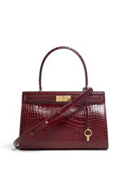 Claret Lee Radziwill Small Satchel by Tory Burch Accessories