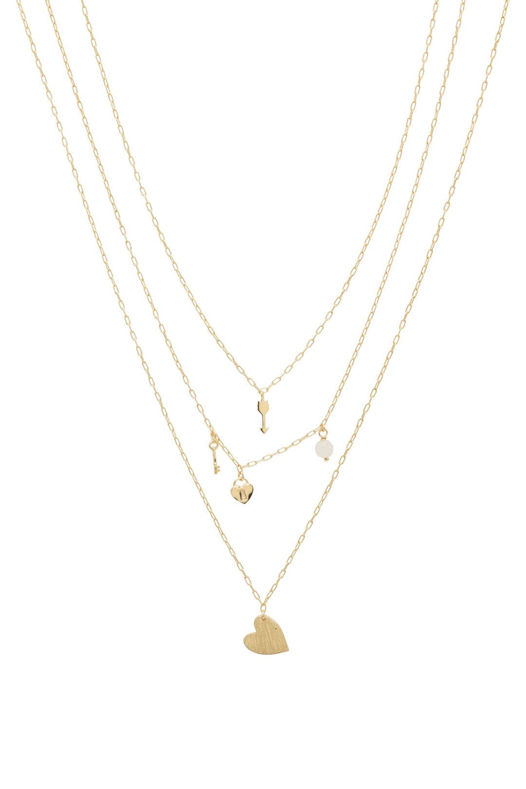 Rose Quartz Love Charm Necklace by Gorjana 1